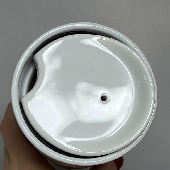 2015 Starbucks Watercolor Hearts Ceramic Travel Tumbler 10 oz Mug Cup with Lid - Picture 8 of 13